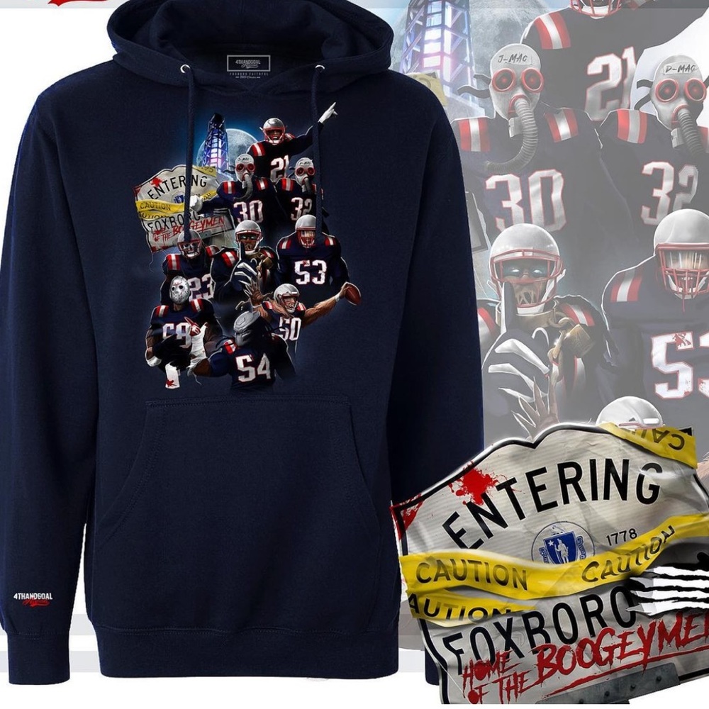 New England Patriots 4thandgoal apparel hoodie
